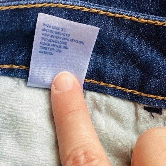 Old Navy Women's Regular Fit Flare Blue Jeans Cotton Blend Size 10 - Picture 6 of 6